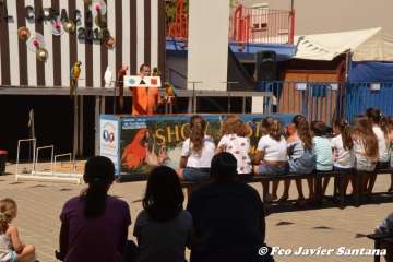 Espectáculo de aves exóticas de Paco Pluma en El Caracol (Foto Francisco Javier Santana)